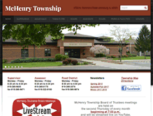 Tablet Screenshot of mchenrytownship.com